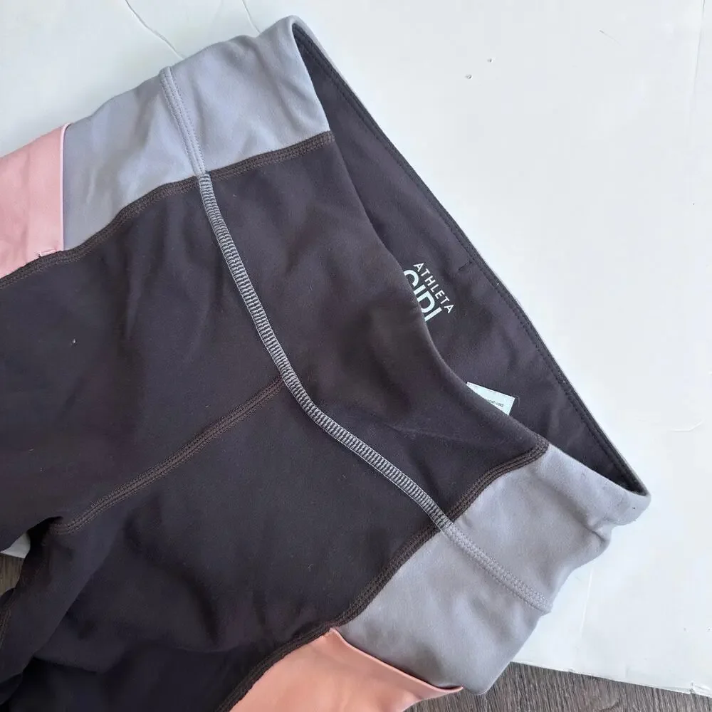 Athleta Girl Color Block Leggings - Size Medium (8/10) - Picture 3 of 6